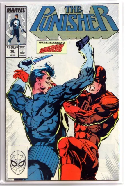 PUNISHER #10 Daredevil! Marvel Comic Book ~ VF