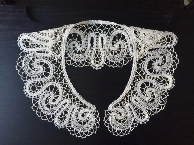 PATTERN for  Collar Length 30" Russian Vologda Lace Full size.