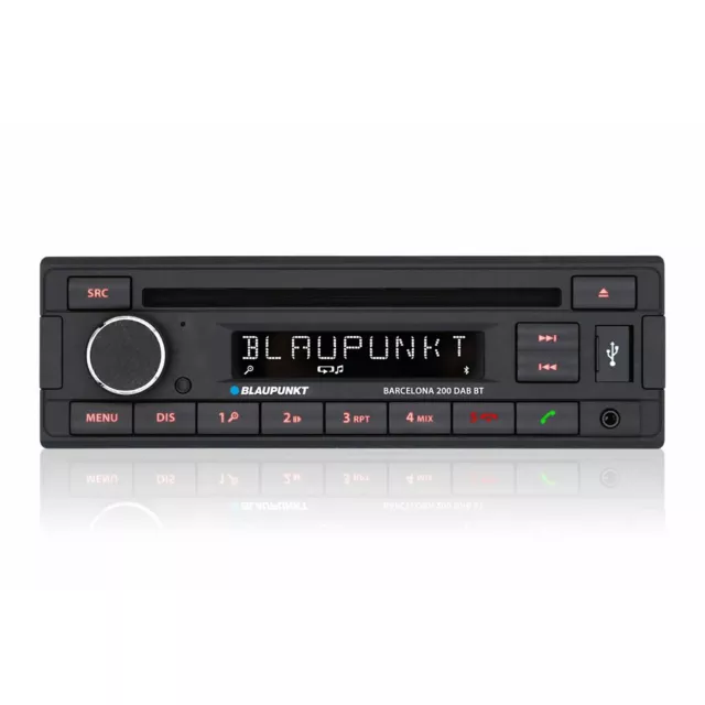 Retro look Blaupunkt Barcelona 200 Car Stereo CD player DAB Radio Bluetooth USB