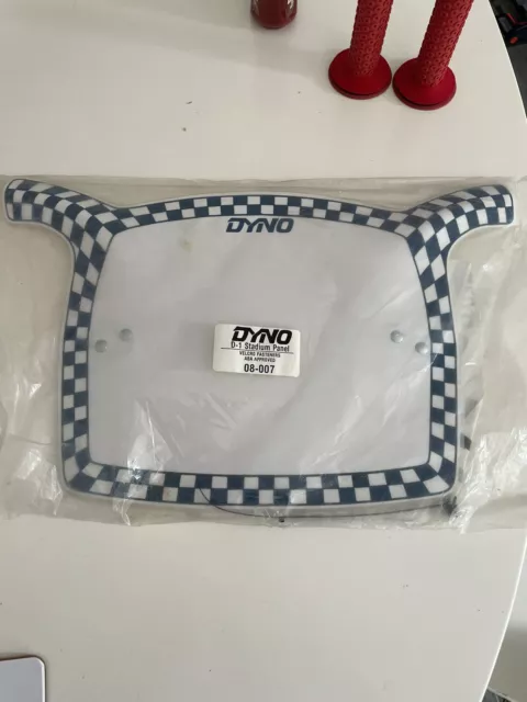 Old School BMX NOS GT DYNO race Plate still sealed