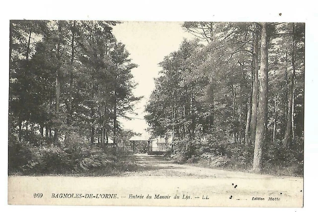 61 Bagnoles De L Orne  Entree Du Manoir Du Lys