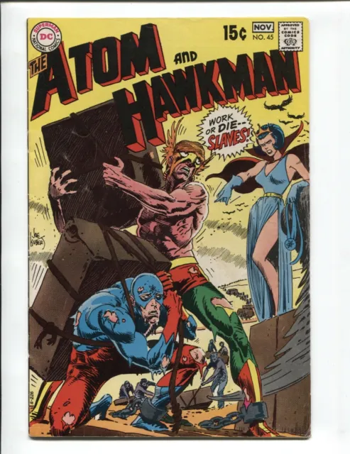 Atom and Hawkman #45 November 1969 Silver Age DC Kubert Dillon Greene