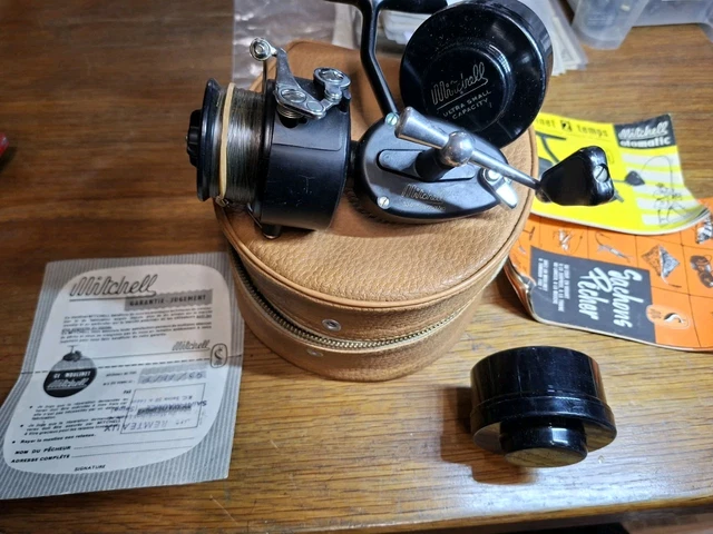 Ancien Moulinet De Peche Mitchell 314 + 1 Bobine • EUR 45,00