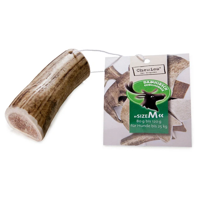 Chewies Damhirsch-Geweih-Snack M, Perros Productos para Roer ,Nuevo