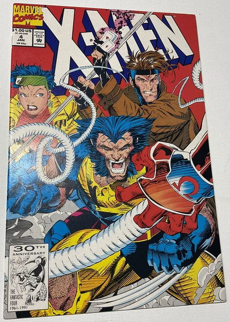 X-MEN 4 JAN 1992 MCU Marvel Comic Book 1st App OMEGA RED JIM LEE BYRNE Vol. 2