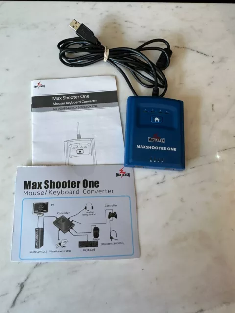 MayFlash Multi Max Shooter One Mouse Keyboard Converter for PS 3 Slim 4 XBOX 360