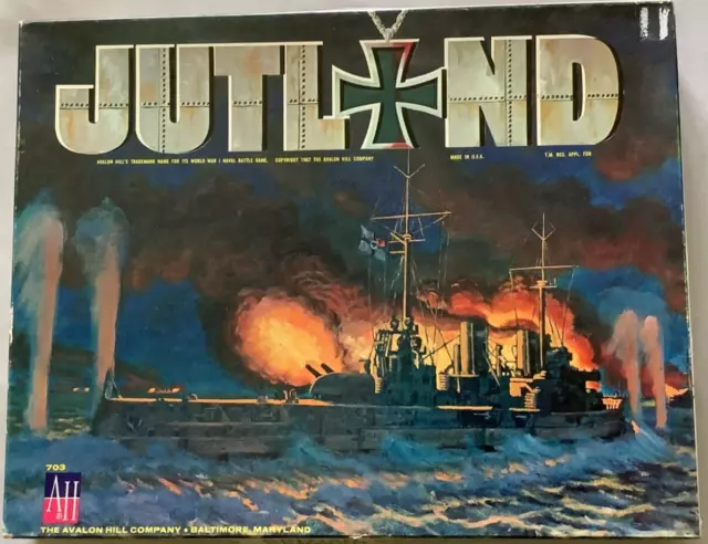 JUTLAND AVALON HILL WW1 Naval Battle Game British vs German Fleet May ...