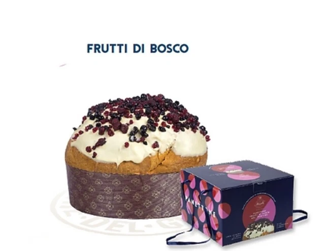 Panettone Artigianale "Mennella" Cioccolato Cioccolato Bianco E Frutti Di Bosco
