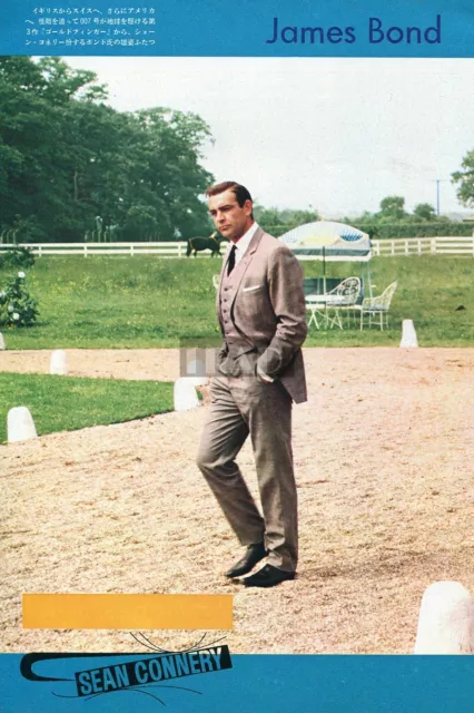 SEAN CONNERY 007 James Bond Goldfinger 1964 JPN Picture Clipping 7x10 ...