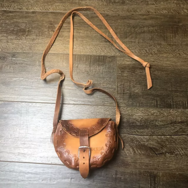 Cuba Handmade 100% Leather Purse Crossbody Bag