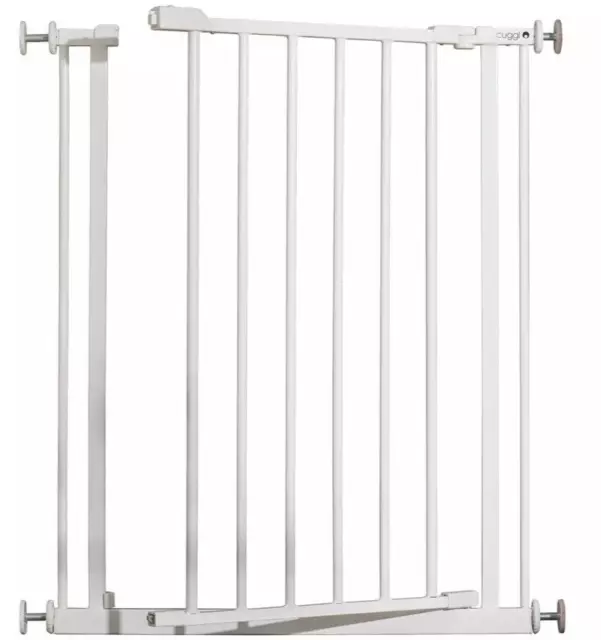 Cuggl Slim Fit Safety Gate - White - 61-68 cm, hardly used