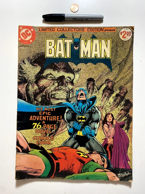 Limited Collectors' Edition C-51 VF Adams BATMAN Ra's Al Ghul cover 1977 DC S726