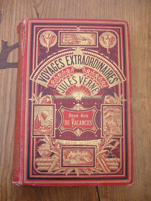 8231 Jules Verne Deux Ans de Vacances Hetzel Premier tirage