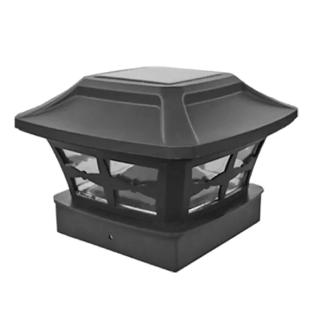 Solar Post Cap Deck Lamp LED Waterproof Outdoor Light Garden Fence Decorations