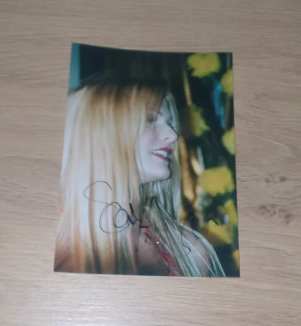 Sonya Kraus, Original Signed Photo IN 5 1/8x7 1/8in Privatfoto