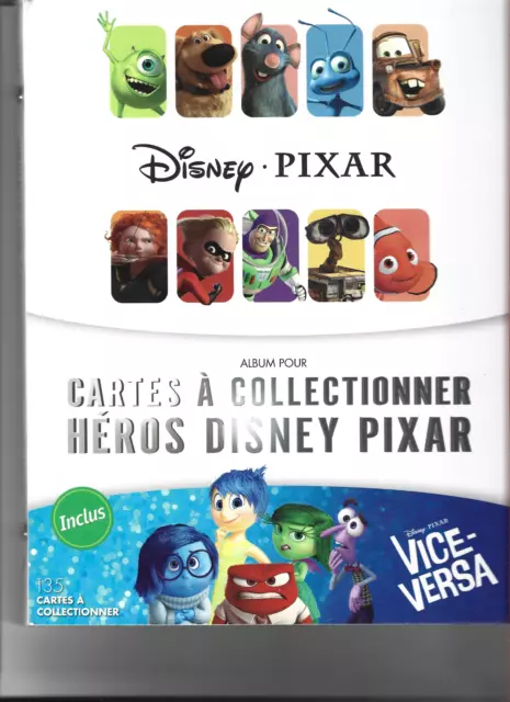 ALBUM LIVRE CARTES à collectionner héros DISNEY PIXAR avec 107 cartes EUR  5,00 - PicClick FR