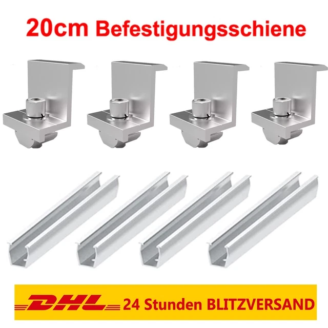 Mittelklemmen Für Solarmodule - 10er Set In Schwar Produktbild-Vorschau 11