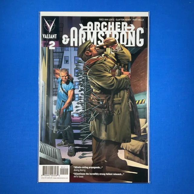 Archer & Armstrong #2 Cover A First Printing Valiant Comics Entertainment 2012