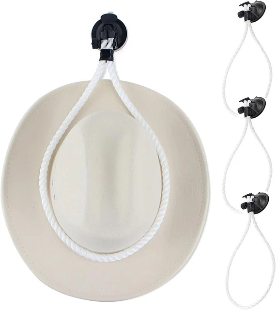 Cowboy Hat Rack for Truck, Mounts Your Vehicle Holder with Suction Cup Car