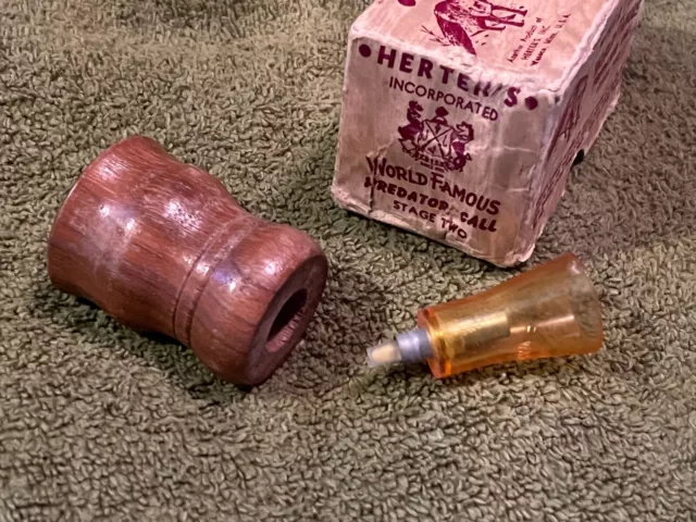 used HERTER'S Famous Predator Call STAGE TWO with box