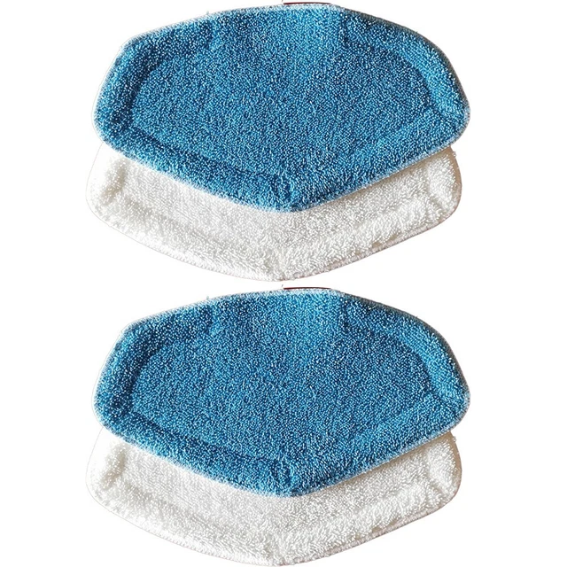 4 PIEZAS 2 PIEZAS almohadillas de fregona de vapor dobles para fregonadores Hoover doble vapor plus 62300479