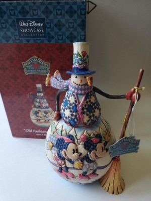 jim shore mickey mouse snowman