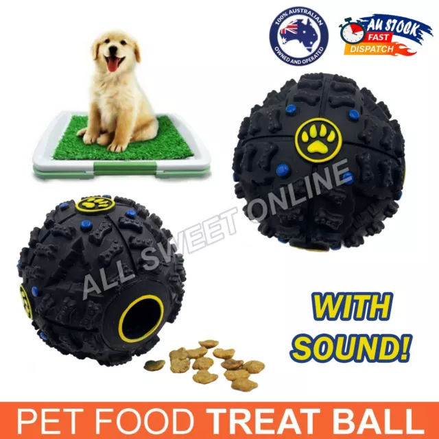 Dog Cat Pet Food Treat Ball Interactive Food Dispenser Pet Puzzle Toy AU Stock