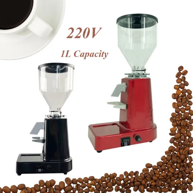 2500RPM Electric Home Commercial 1L Coffee Bean Grinder Grind Burr Mill Espresso