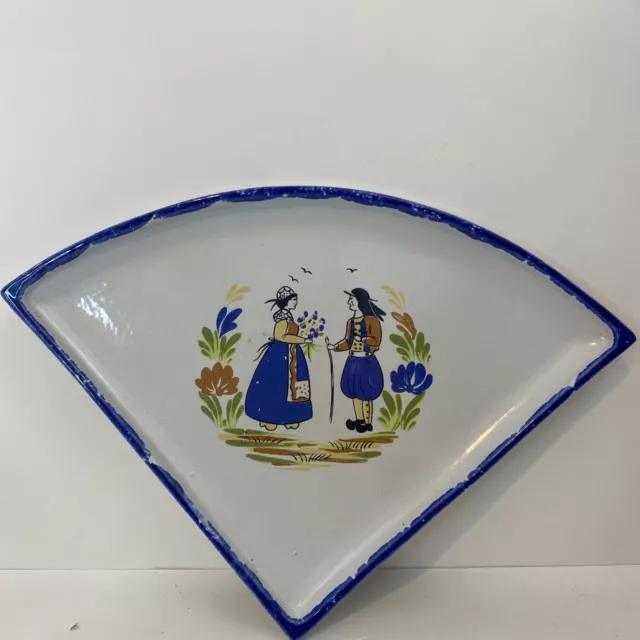 Vintage French Henriot Quimper Style Dish Quimper Dish Breton dish