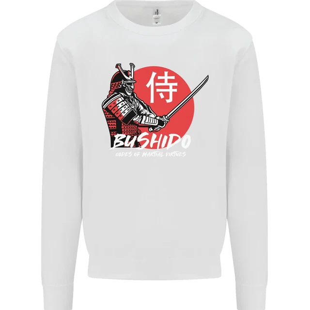 Felpa maglione Bushido Samurai Warrior Sword Ronin MMA Sword 4