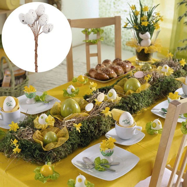 27 piezas enchufe de huevos decoraciones de Pascua adornos caseros decoración de huevos de Pascua
