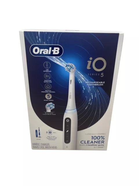 Cepillo de dientes eléctrico Oral-B iO serie 5 - blanco