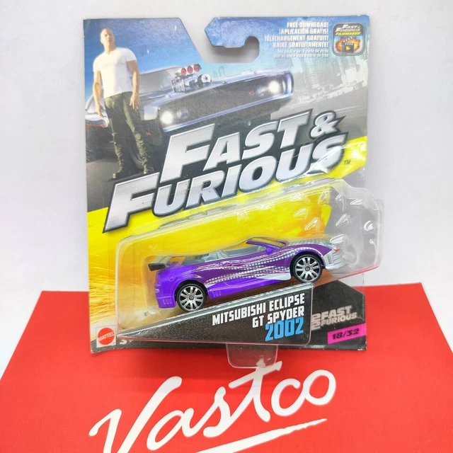 MATTEL 1:55 SCALE 2 Fast 2 Furious Mitsubishi Eclipse Spyder