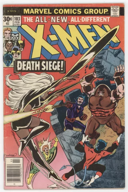 Uncanny X-Men 103 Marvel 1977 VG FN 1st Wolverine Logan Juggernaut Storm