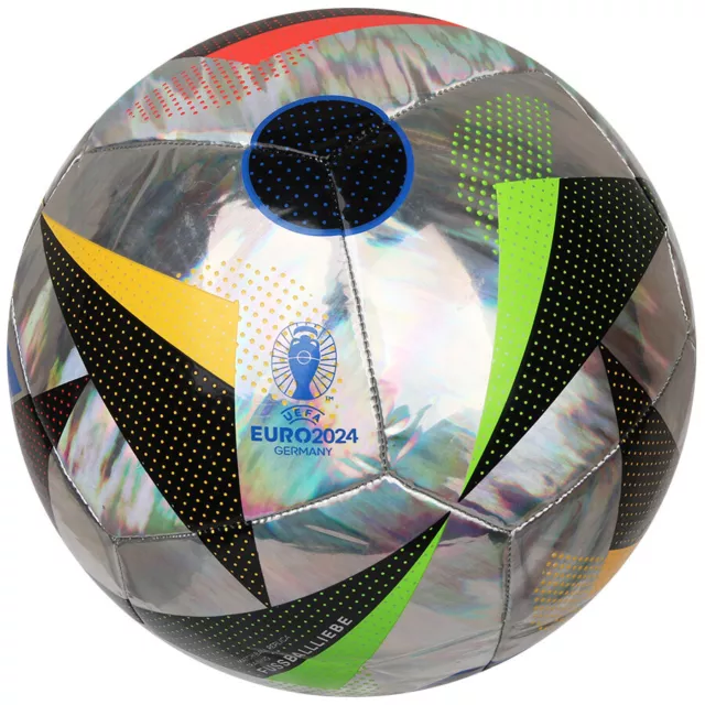 ADIDAS UEFA EURO 2024 Chrome Foil Football Match Ball Replica Training