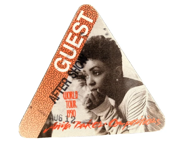 Unused Anita Baker Guest After Show Pass! 1990 Irvine Meadows In Ca!!