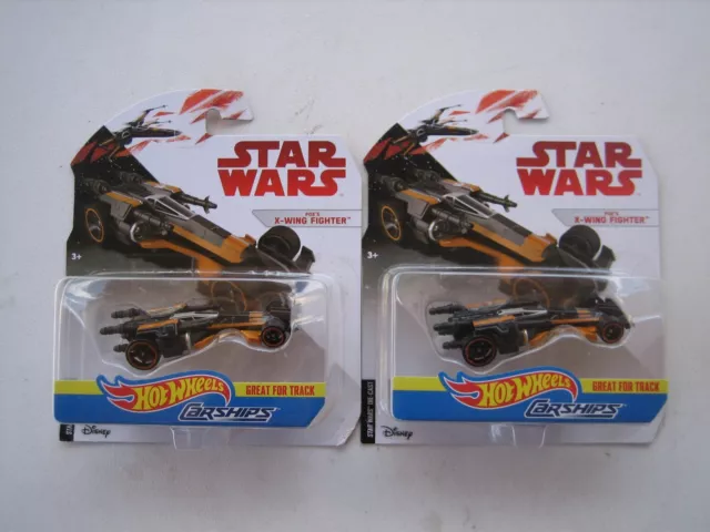 Star Wars Poes X-Wing Fighter Carships Last Jedi Hot Wheels Car Ships 2016