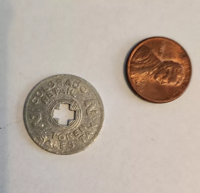 Colorado Retail - 2 Cent Sales Tax Token 1930s