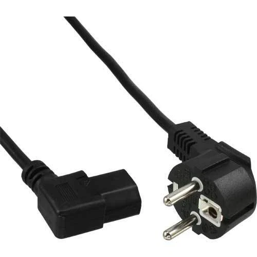 5 cables de alimentación InLine contacto de protección en ángulo en el conector del dispositivo frío L.abgew. 1,8 m