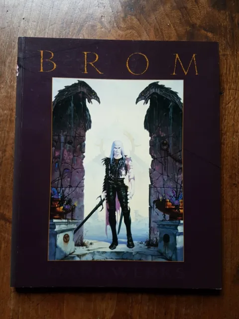Darkwerks: The Art of Brom Fantasy Konzeptkunst Softcover 1. Auflage SIGNIERT 1997