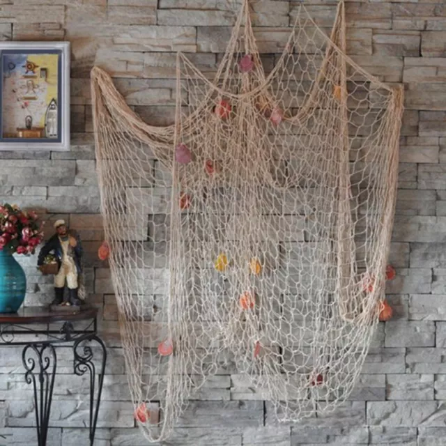 Party Decorations for Women Fishing Net Decoration Fish Netting With Seashell
