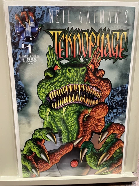 TEKNOPHAGE lot of 2 - Neil Gaiman's #1& 3 issues Comic Book - August 1995