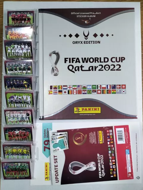 Panini Wc Qatar 2022 Oryx Edition Hardcover Album + Set + Treasure Box + Update