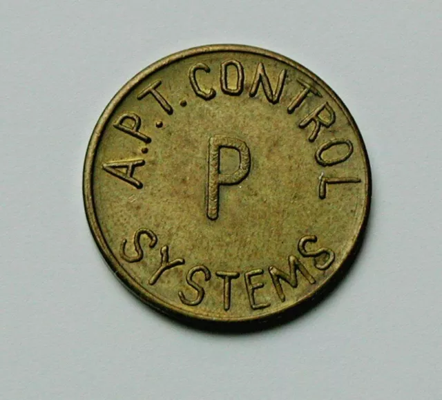 APT Control Systems (UK) A.P.T. Parking Token - 22.5 mm & medal alignment type