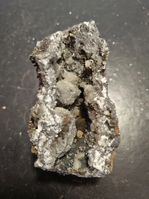 Goethit auf Quarz aus Marokko; Größe: 12×6,5×6,5cm