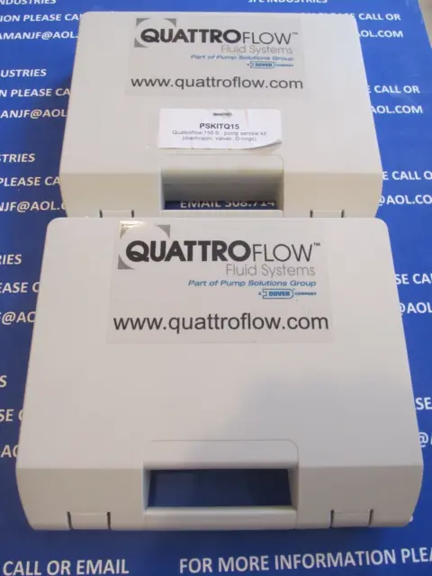 Quattroflow Q150S Pump Elastomer Kit, PSKITQ15, New Surplus, w/Certs