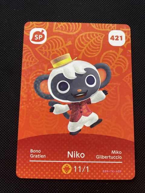 Carte Amiibo Animal Crossing Poppy 052 Série 1 - Neuve