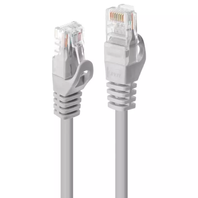 LINDY 0.3m Cat.5e U/UTP Network Cable, Grey