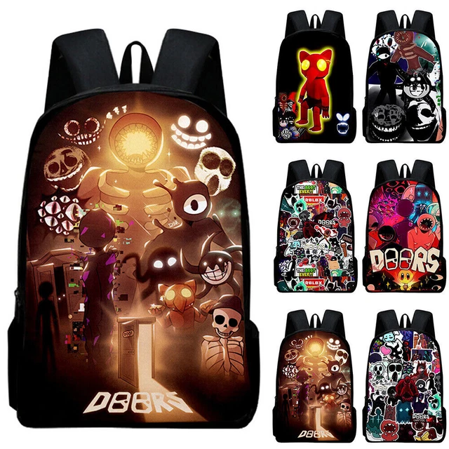 Zaino cartone animato anime Monster bambini ragazzi ragazze casual spalle borsa libro scuola.