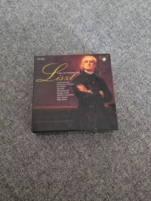 Great Liszt Interpreters Play Liszt 10 Cd Box Set Brillant Classics
